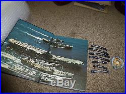 Vietnam US Navy Aircraft Carrier USS Oriskany WESTPAC 1969 Cruise Book 8 Patches