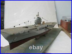 Vintage 1957 Revell USS Essex Model Kit Store Display Aircraft Carrier