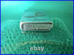 Vintage 1957 Zippo Lighter USS Kearsarge CVA-33 Navy Aircraft Carrier Military