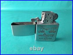 Vintage 1957 Zippo Lighter USS Kearsarge CVA-33 Navy Aircraft Carrier Military