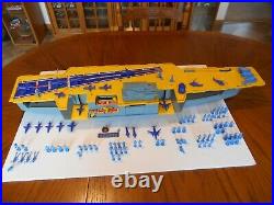 Vintage 1961 Remco Battery-Op. Mighty Matilda, Motorized Aircraft Carrier, Used