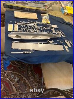 Vintage 1961 Revell Picture Fleet kit USS Franklin D. Roosevelt aircraft carrier