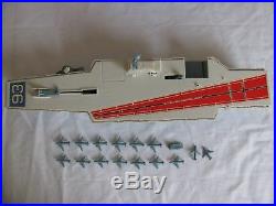 Vintage 1963 Remco Mighty Magee Aircraft Carrier with Planes #520 VG
