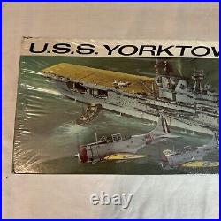 Vintage 1967 Revell USS Yorktown 20 Model H-383 New Sealed Condition RARE