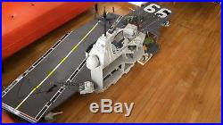 Vintage 1985 GI Joe Arah USS Flagg Aircraft Carrier Playset 99.9% Complete