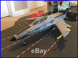 Vintage 1985 USS Flagg GI Joe Aircraft Carrier almost complete with instructions