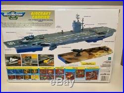 Vintage 1999 Military Micro Machines 30+ inch Aircraft Carrier LGTI Galoob