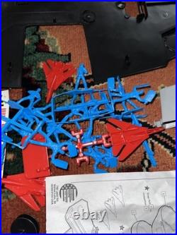 Vintage 21 Pc Aircraft Set Carrier American Plastic Toys Inc