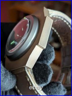 Vintage DS Aircraft Carrier VDS Bronze Titanium Distress Dial Swiss Aut G2U