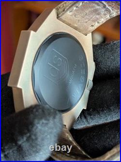 Vintage DS Aircraft Carrier VDS Bronze Titanium Distress Dial Swiss Aut G2U