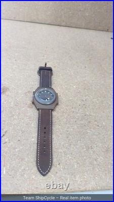 Vintage DS Aircraft Carrier VDS Bronze Titanium Distress Dial Swiss Aut G2U