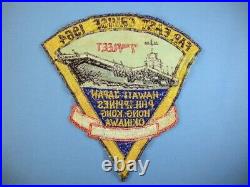 Vintage Far East Cruise 7th Fleet patch USN Navy USS aircraft carrier 1964