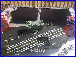 Vintage G. I. Joe, Motorized Aircraft Carrier with original box