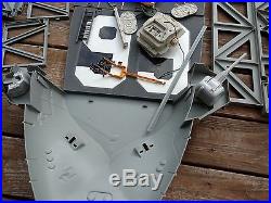 Vintage GI Joe USS FLAGG Aircraft Carrier Playset + Figure Keel Haul