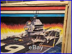 Vintage GI Joe USS Flagg Aircraft Carrier BOX 1985 Hasbro
