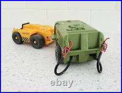 Vintage GI Joe USS Flagg Aircraft Carrier Tow Vehicle & Fuel Trailer COMPLETE