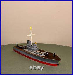 Vintage Keystone C-12 U. S. AIRCRAFT CARRIER Wood Toy Manufactured In Boston Mass Vintage Keystone C-12 U. S. AIRCRAFT CARRIER Wood Toy Manufactured In Boston Mass