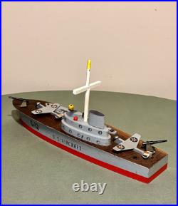 Vintage Keystone C-12 U. S. AIRCRAFT CARRIER Wood Toy Manufactured In Boston Mass Vintage Keystone C-12 U. S. AIRCRAFT CARRIER Wood Toy Manufactured In Boston Mass