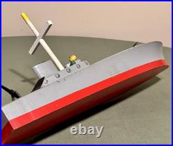 Vintage Keystone C-12 U. S. AIRCRAFT CARRIER Wood Toy Manufactured In Boston Mass Vintage Keystone C-12 U. S. AIRCRAFT CARRIER Wood Toy Manufactured In Boston Mass