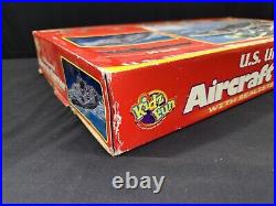 Vintage Kidz Fun U. S. UNIVERSAL AIRCRAFT CARRIER With Realistic Fighter