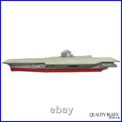 Vintage Large 84 USS Nimitz CVN-68 Aircraft Carrier Navy Military Model Ship 37
