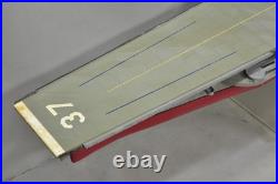 Vintage Large 84 USS Nimitz CVN-68 Aircraft Carrier Navy Military Model Ship 37