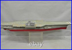 Vintage Large 84 USS Nimitz CVN-68 Aircraft Carrier Navy Military Model Ship 37
