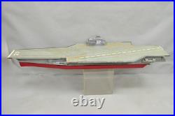 Vintage Large 84 USS Nimitz CVN-68 Aircraft Carrier Navy Military Model Ship 37