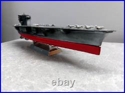 Vintage Metal Aircraft Carrier Tabletop Cigarette Lighter Vintage Metal Aircraft Carrier Tabletop Cigarette Lighter