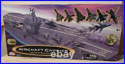 Vintage Redbox Aircraft Carrier 88 With Realistic Die-Cast Fighter Jets New