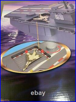 Vintage Redbox Aircraft Carrier 88 With Realistic Die-Cast Fighter Jets New