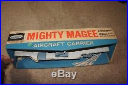 Vintage Remco Mighty Magee Navy Aircraft Carrier Ship Toy 1965