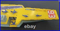 Vintage Remco Mighty Matilda 1960s Aircraft Carrier plus 4 Jets / 2 Helicopt