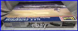 Vintage Revell 1/400 USS Enterprise CVN-65 Nuclear Aircraft Carrier Model Kit