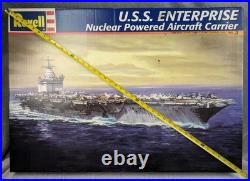 Vintage Revell 1/400 USS Enterprise CVN-65 Nuclear Aircraft Carrier Model Kit