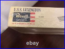 Vintage Revell U. S. S. LEXINGTON Aircraft Carrier Model Kit Sealed