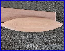 Vintage Ship Marine Model Co. New Bedford Whaleboat No. 1069 Solid Wood Hull