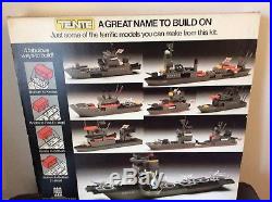 Vintage Tente Spanish LEGO Battle Ships Destroyers Aircraft Carrier Set