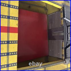 Vintage Tin Litho Toy Aircraft Carrier By Argo 1950's, Plane Elevator Rare 36