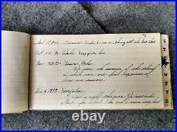 Vintage WW2 USMC Diary from USS Lexington Aircraft Carrier 6th Marine Division