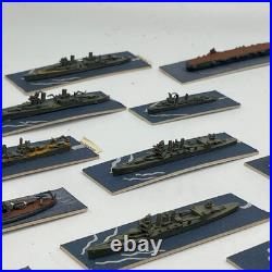 Vintage WWII Naval Ship Miniature Lot 20+ Fleet Aircraft Carriers 12400