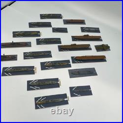 Vintage WWII Naval Ship Miniature Lot 20+ Fleet Aircraft Carriers 12400