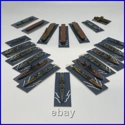 Vintage WWII Naval Ship Miniature Lot 20+ Fleet Aircraft Carriers 12400