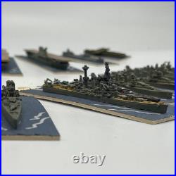Vintage WWII Naval Ship Miniature Lot 20+ Fleet Aircraft Carriers 12400