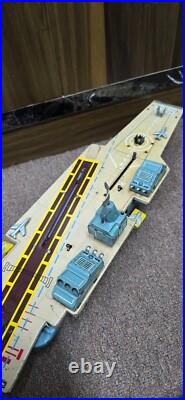 Vintage old rare collectible Battery Operated AIR CRAFT CARRIER Marx toy