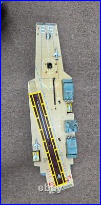 Vintage old rare collectible Battery Operated AIR CRAFT CARRIER Marx toy