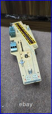 Vintage old rare collectible Battery Operated AIR CRAFT CARRIER Marx toy