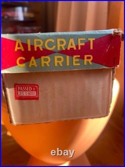 Vintage original 1950s aircraft carrier battery operated near mint condition