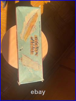 Vintage original 1950s aircraft carrier battery operated near mint condition