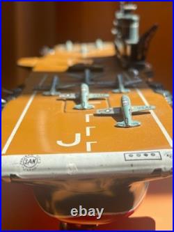 Vintage original 1950s aircraft carrier battery operated near mint condition